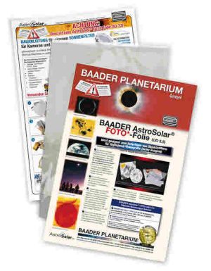 Baader AstroSolar Fotofolie 20x30cm | Teleskopshop.ch