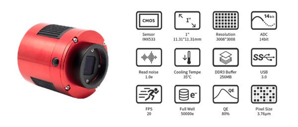 ZWO ASI 533 MC-Pro – Image 2